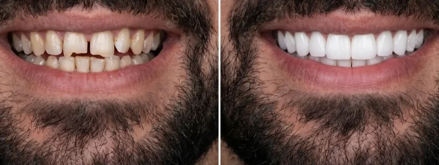 Dentist in Newbury n Cosmetic Dentistry Smile Makeover Before and After